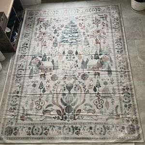 NEW Ruggable Holiday Washable Rug